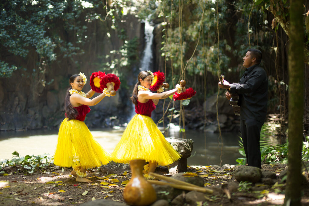 hula show on Kauai