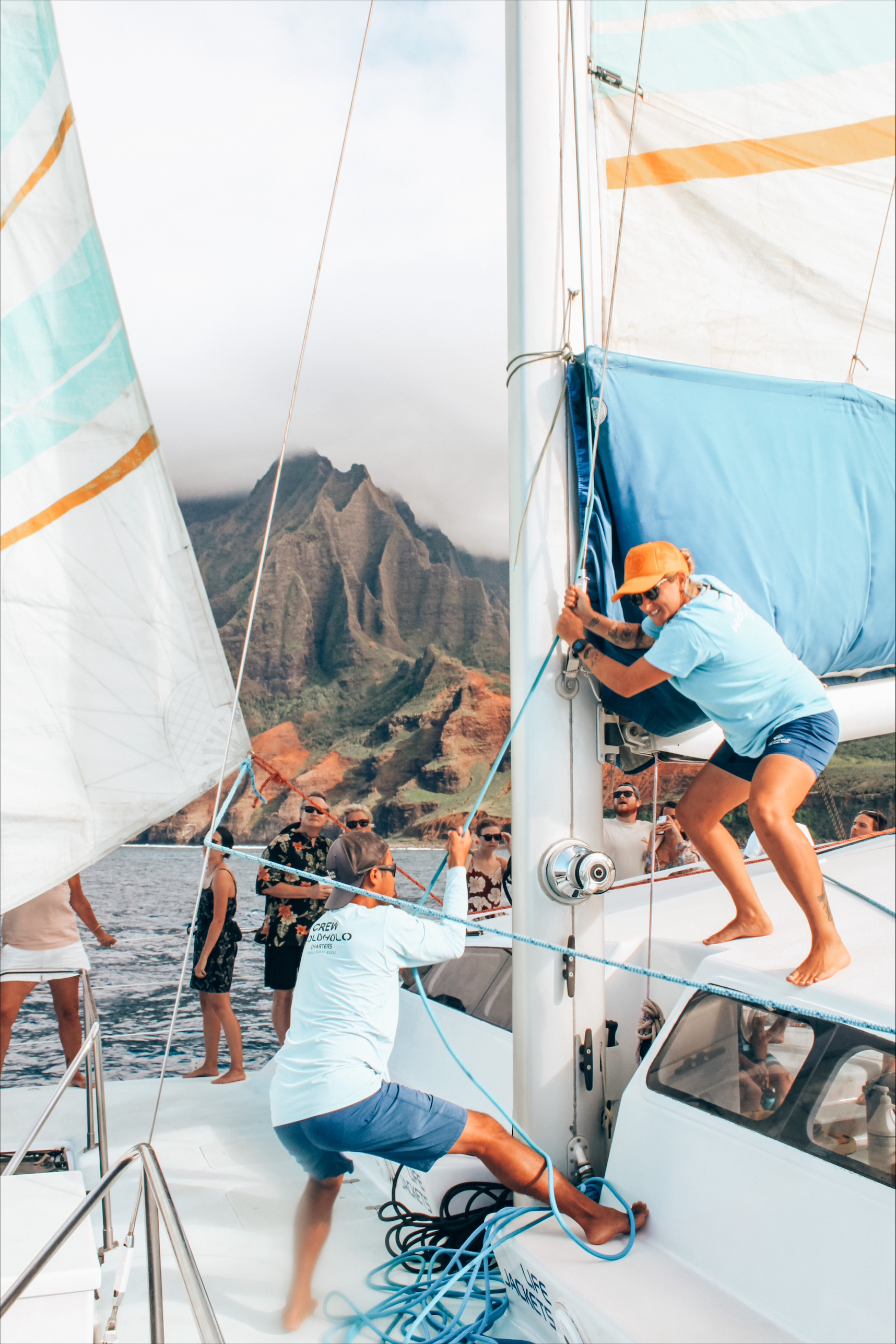 Napali Coast sailing