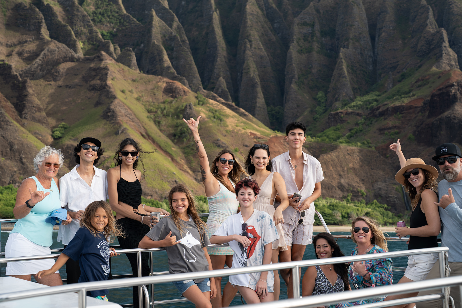 family reunion on Kauai